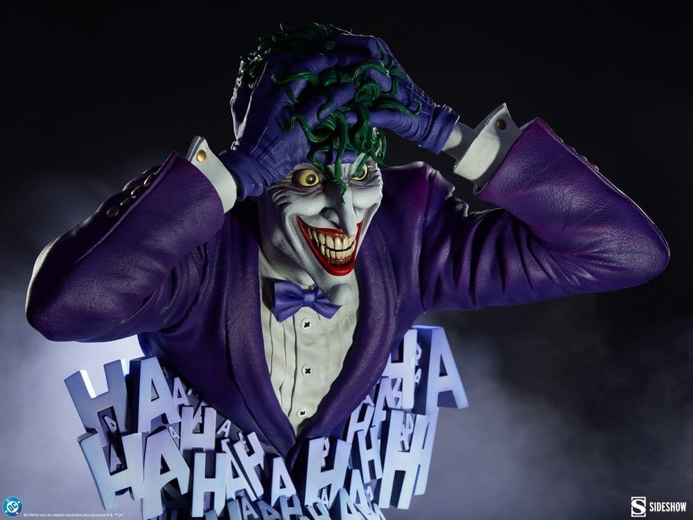 BUSTO THE JOKER (BATMAN: THE KILLING JOKE) - DC COMICS - 35 CM - SIDESHOW COLLECTIBLES - Imagen 6