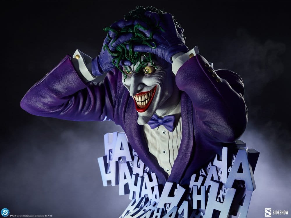 BUSTO THE JOKER (BATMAN: THE KILLING JOKE) - DC COMICS - 35 CM - SIDESHOW COLLECTIBLES - Imagen 7