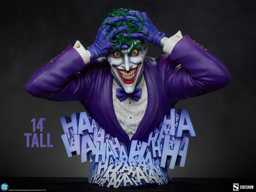 BUSTO THE JOKER (BATMAN: THE KILLING JOKE) - DC COMICS - 35 CM - SIDESHOW COLLECTIBLES - Imagen 8