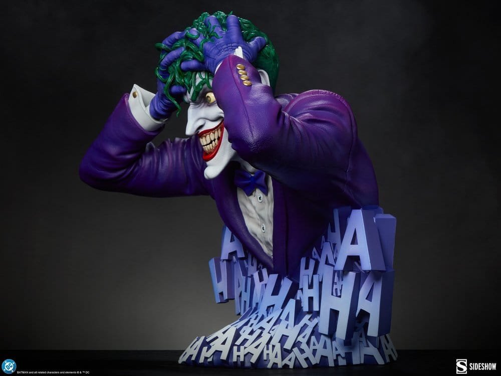 BUSTO THE JOKER (BATMAN: THE KILLING JOKE) - DC COMICS - 35 CM - SIDESHOW COLLECTIBLES - Imagen 10