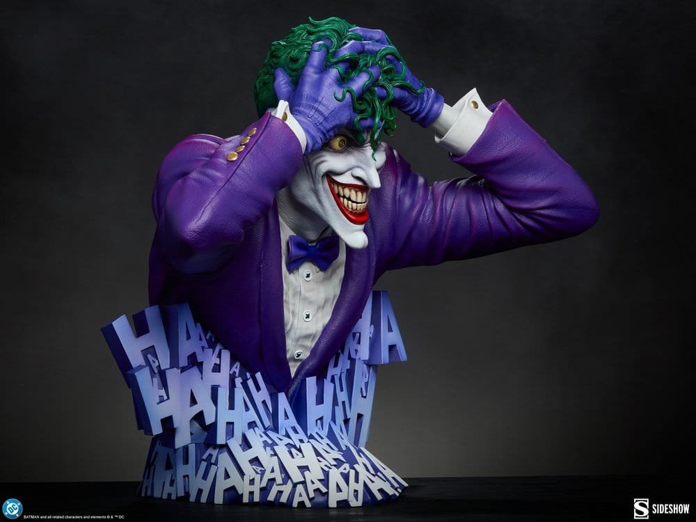 BUSTO THE JOKER (BATMAN: THE KILLING JOKE) - DC COMICS - 35 CM - SIDESHOW COLLECTIBLES - Imagen 11