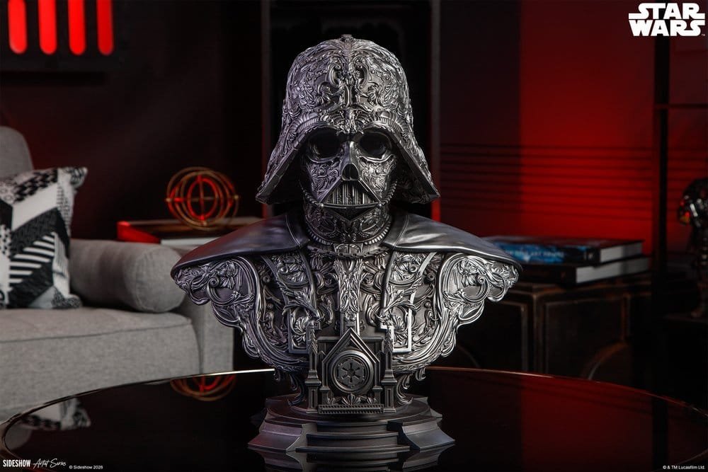 BUSTO DARTH VADER - STAR WARS - FINE ART - 46 CM - SIDESHOW COLLECTIBLES - Imagen 2