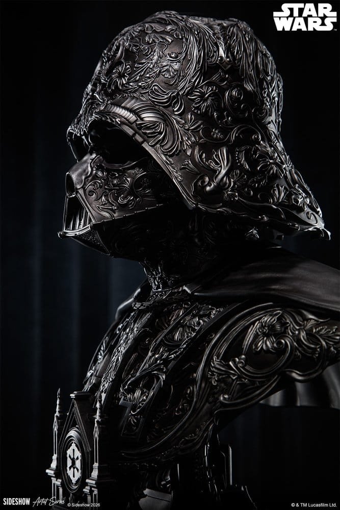 BUSTO DARTH VADER - STAR WARS - FINE ART - 46 CM - SIDESHOW COLLECTIBLES - Imagen 3