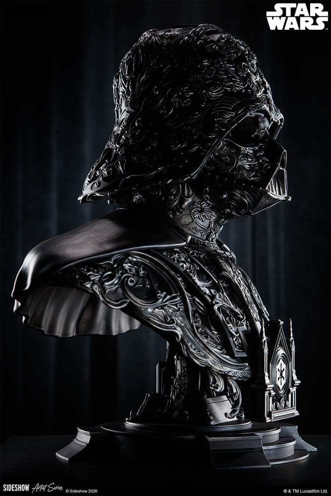 BUSTO DARTH VADER - STAR WARS - FINE ART - 46 CM - SIDESHOW COLLECTIBLES - Imagen 4