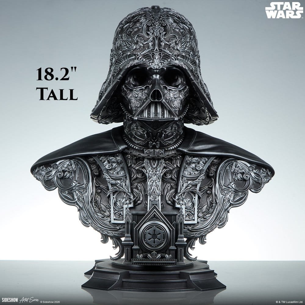 BUSTO DARTH VADER - STAR WARS - FINE ART - 46 CM - SIDESHOW COLLECTIBLES - Imagen 5
