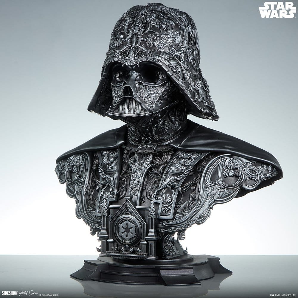 BUSTO DARTH VADER - STAR WARS - FINE ART - 46 CM - SIDESHOW COLLECTIBLES - Imagen 6