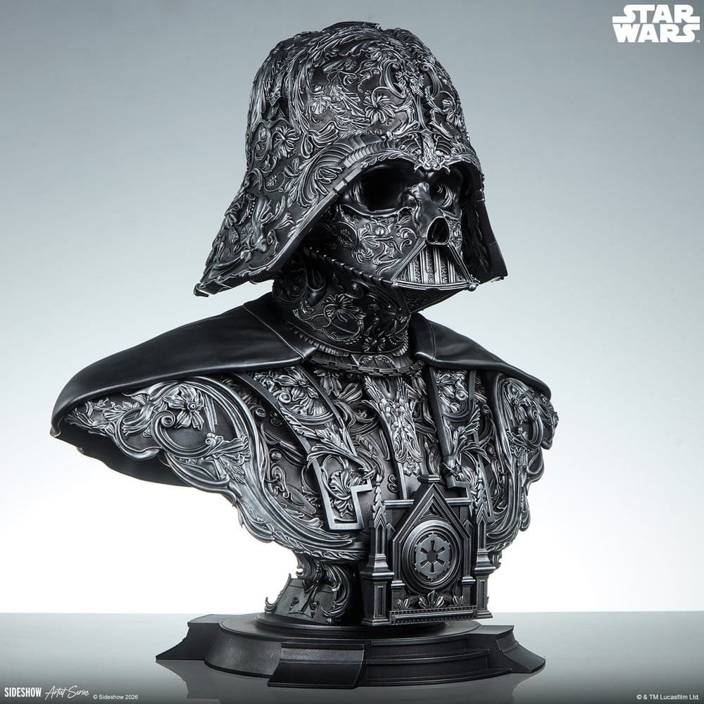 BUSTO DARTH VADER - STAR WARS - FINE ART - 46 CM - SIDESHOW COLLECTIBLES - Imagen 10