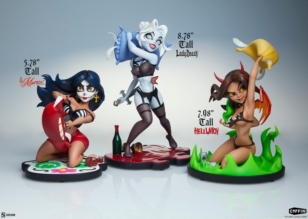 SLEEPOVER IN HELL - COFFIN COMICS - DESIGNER COLLECTIBLE - SIDESHOW COLLECTIBLES - Imagen 7