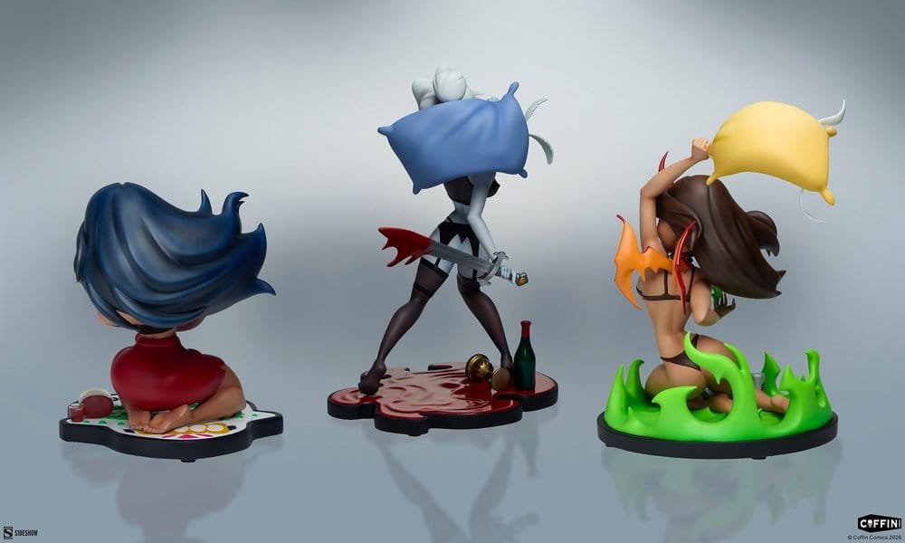 SLEEPOVER IN HELL - COFFIN COMICS - DESIGNER COLLECTIBLE - SIDESHOW COLLECTIBLES - Imagen 9