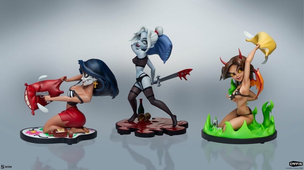 SLEEPOVER IN HELL - COFFIN COMICS - DESIGNER COLLECTIBLE - SIDESHOW COLLECTIBLES - Imagen 10