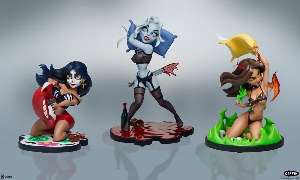 SLEEPOVER IN HELL - COFFIN COMICS - DESIGNER COLLECTIBLE - SIDESHOW COLLECTIBLES - Imagen 11