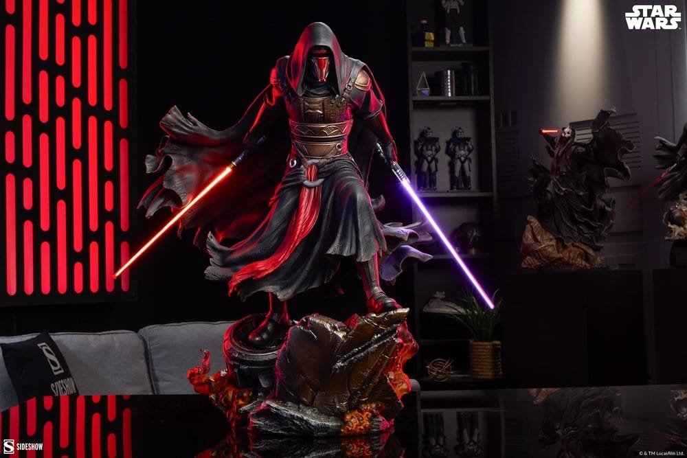 DARTH REVAN (MIXED MEDIA) - STAR WARS - PREMIUM FORMAT - 55 CM - SIDESHOW COLLECTIBLES - Imagen 2