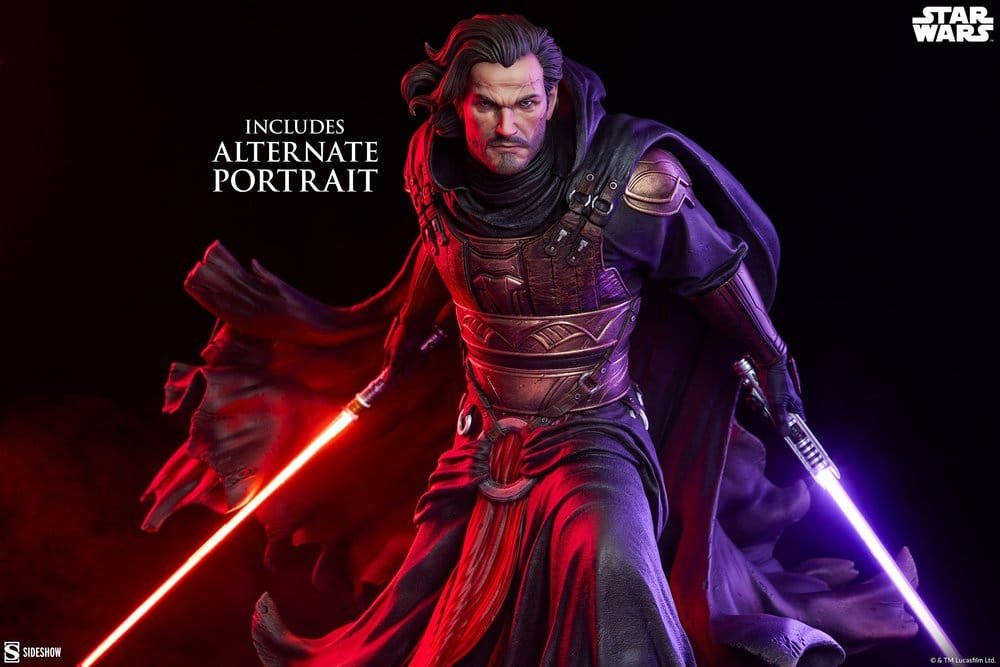 DARTH REVAN (MIXED MEDIA) - STAR WARS - PREMIUM FORMAT - 55 CM - SIDESHOW COLLECTIBLES - Imagen 3