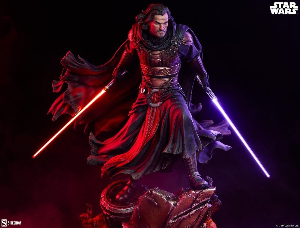 DARTH REVAN (MIXED MEDIA) - STAR WARS - PREMIUM FORMAT - 55 CM - SIDESHOW COLLECTIBLES - Imagen 4