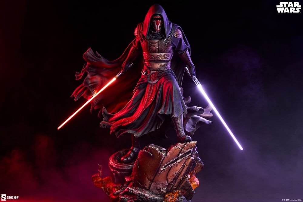 DARTH REVAN (MIXED MEDIA) - STAR WARS - PREMIUM FORMAT - 55 CM - SIDESHOW COLLECTIBLES - Imagen 6