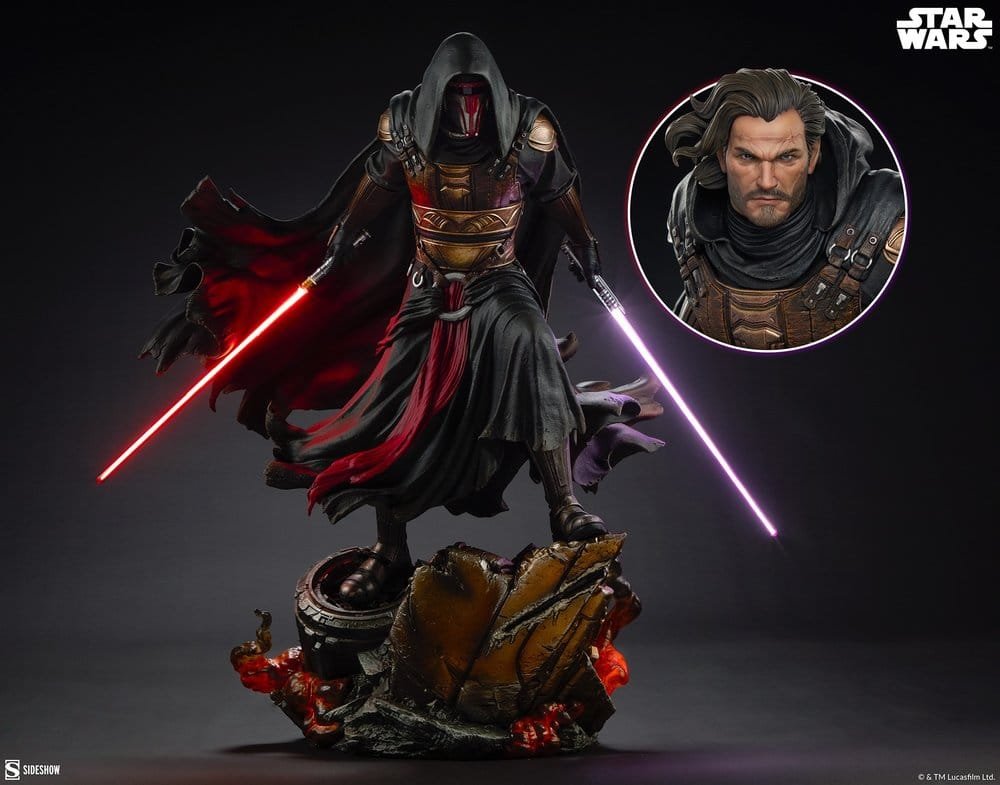DARTH REVAN (MIXED MEDIA) - STAR WARS - PREMIUM FORMAT - 55 CM - SIDESHOW COLLECTIBLES - Imagen 8