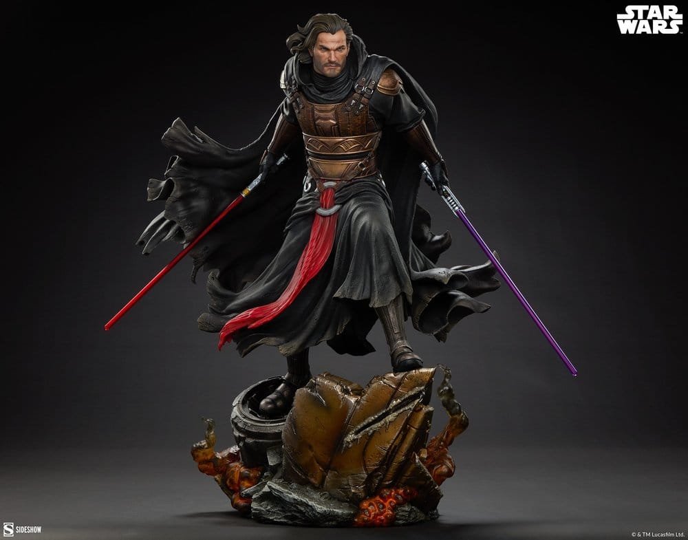 DARTH REVAN (MIXED MEDIA) - STAR WARS - PREMIUM FORMAT - 55 CM - SIDESHOW COLLECTIBLES - Imagen 9