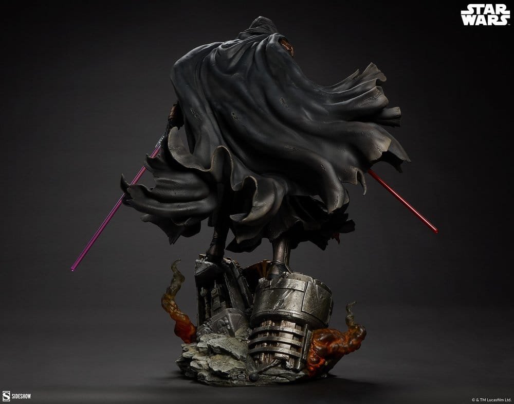 DARTH REVAN (MIXED MEDIA) - STAR WARS - PREMIUM FORMAT - 55 CM - SIDESHOW COLLECTIBLES - Imagen 13