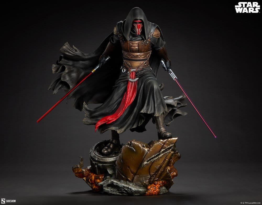 DARTH REVAN (MIXED MEDIA) - STAR WARS - PREMIUM FORMAT - 55 CM - SIDESHOW COLLECTIBLES - Imagen 15