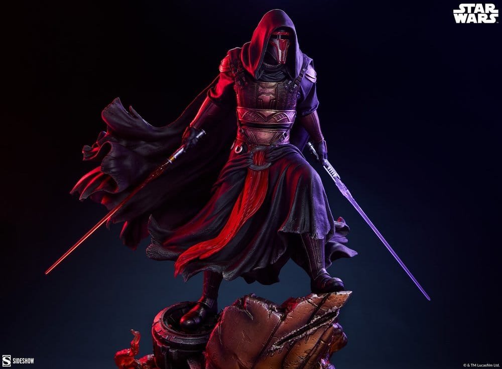 DARTH REVAN (MIXED MEDIA) - STAR WARS - PREMIUM FORMAT - 55 CM - SIDESHOW COLLECTIBLES - Imagen 16