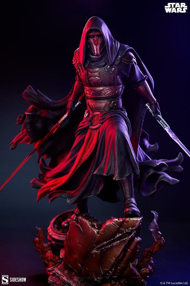 DARTH REVAN (MIXED MEDIA) - STAR WARS - PREMIUM FORMAT - 55 CM - SIDESHOW COLLECTIBLES - Imagen 17