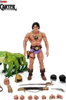 JOHN CARTER OF MARS – JOHN CARTER OF MARS – FRAZETTA ICON COLLECTIBLES – FIGURA 17 CM 1/12 SCALE – FRAZETTA GIRLS
