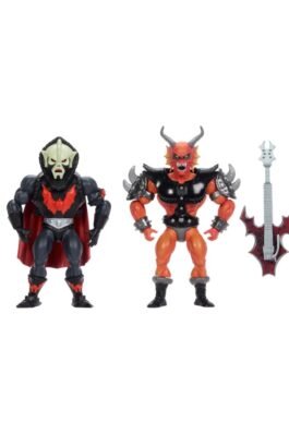 X STRANGER THINGS ORIGINS PACK DE 2 FIGURAS HORDAK & HELLFIRE-MAN – MASTERS OF THE UNIVERSE – MATTEL