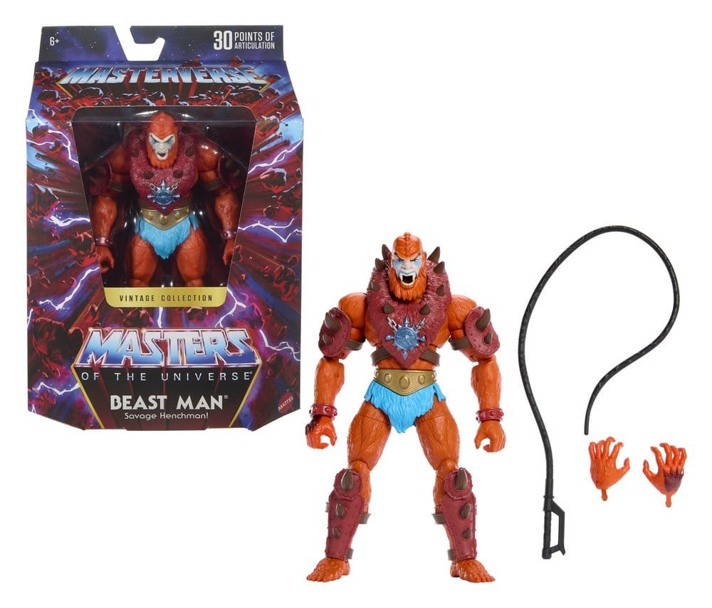 MASTERVERSE VINTAGE COLLECTION: BEAST MAN - MASTERS OF THE UNIVERSE - MATTEL - Imagen 2
