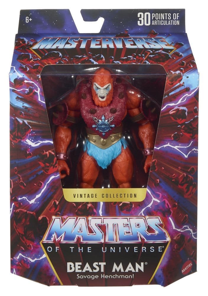 MASTERVERSE VINTAGE COLLECTION: BEAST MAN - MASTERS OF THE UNIVERSE - MATTEL - Imagen 3