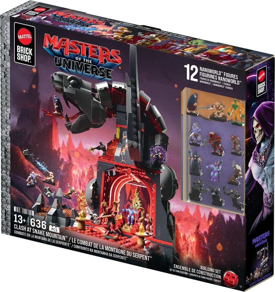BRICK SHOP SET DE CONSTRUCCIÓN SNAKE MOUNTAIN - MASTERS OF THE UNIVERSE - MATTEL - Imagen 2