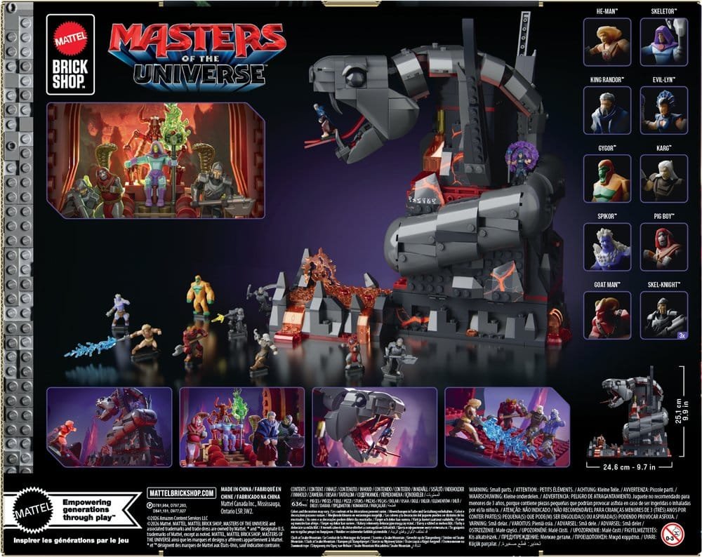 BRICK SHOP SET DE CONSTRUCCIÓN SNAKE MOUNTAIN - MASTERS OF THE UNIVERSE - MATTEL - Imagen 5