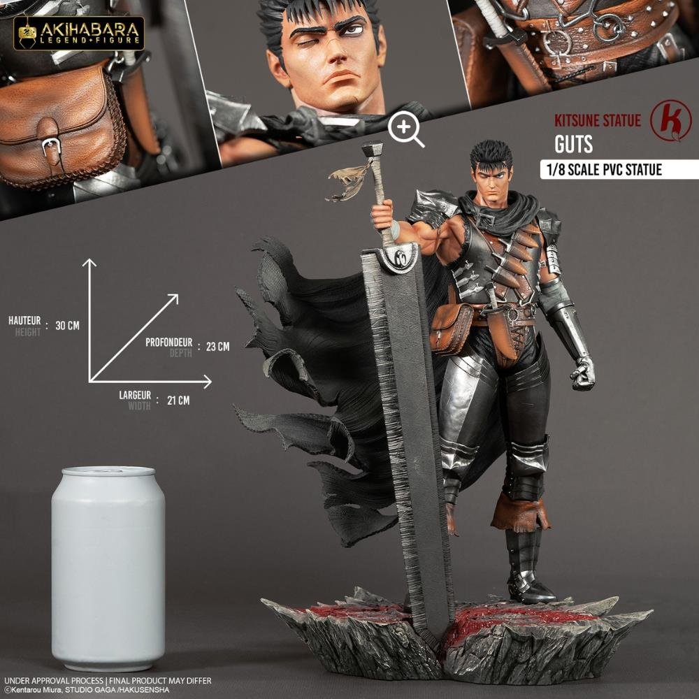 GUTS - BERSERK - AKIHABARA LEGEND 1/8 PVC FIGURE - 30CM - PUREARTS - Imagen 10