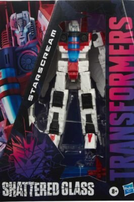 STARSCREAM (SHATTERED GLASS VERSION) VOYAGER CLASS – TRANSFORMERS – GENERATIONS SHATTERED GLASS COLLECTION – FIGURA 18 CM – HASBRO