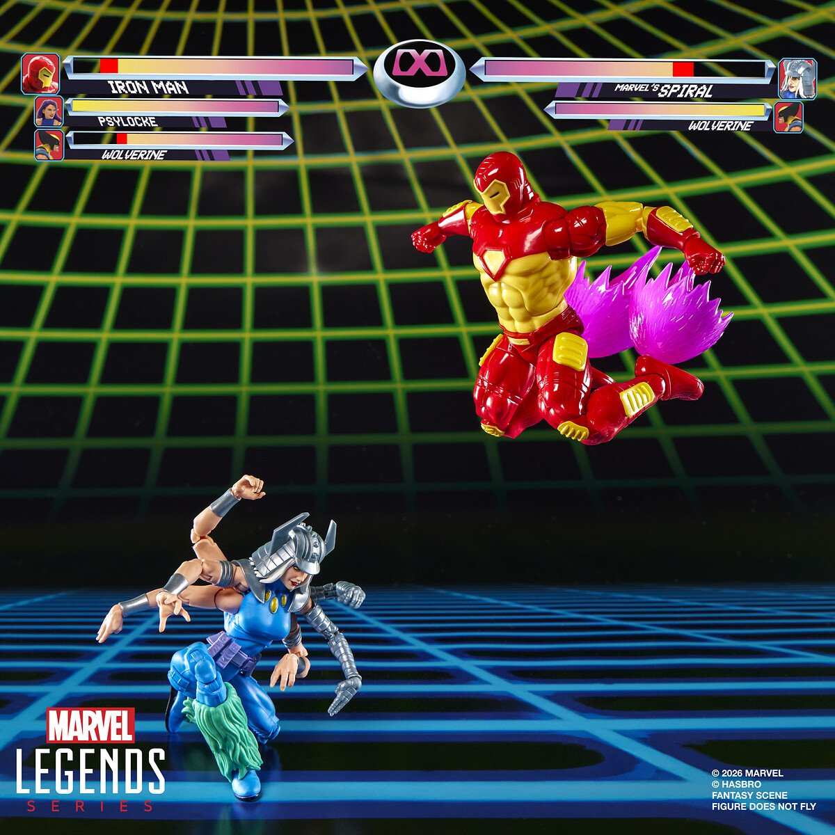 IRON MAN VS SPIRAL - MARVEL - MARVEL LEGENDS - FIGURA 15 CM - HASBRO - Imagen 2