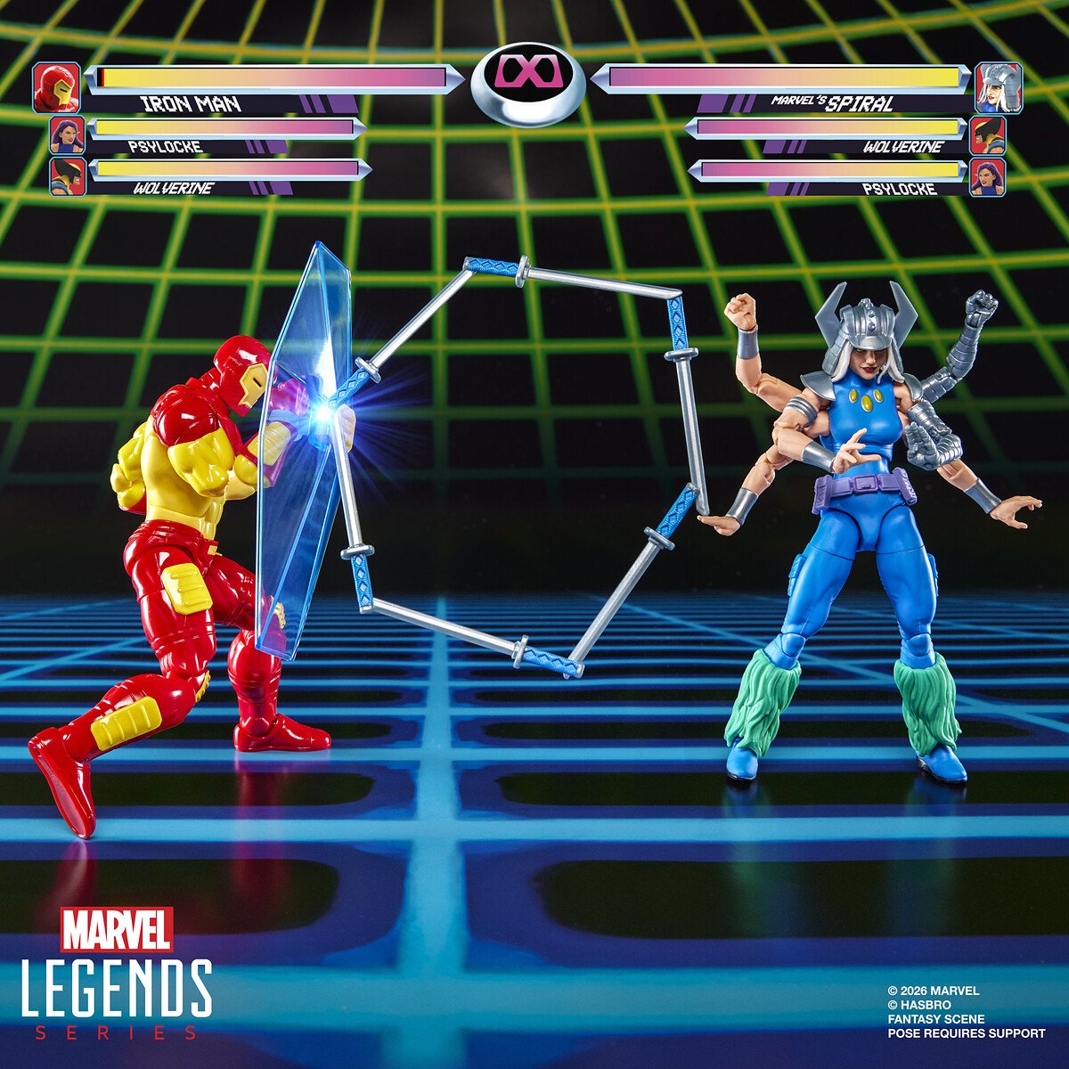 IRON MAN VS SPIRAL - MARVEL - MARVEL LEGENDS - FIGURA 15 CM - HASBRO - Imagen 5