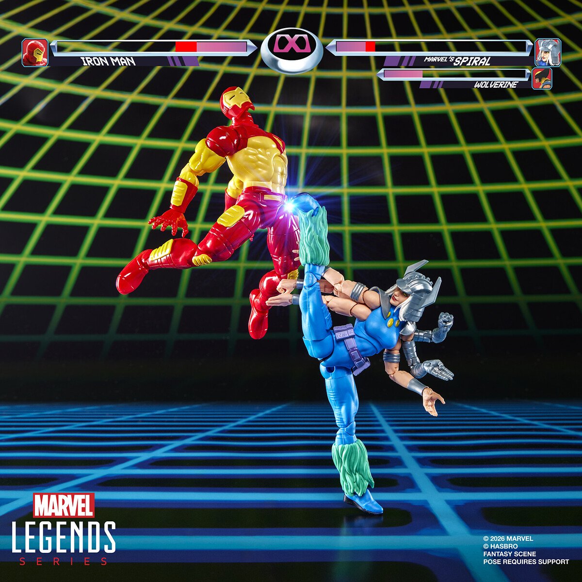 IRON MAN VS SPIRAL - MARVEL - MARVEL LEGENDS - FIGURA 15 CM - HASBRO - Imagen 9