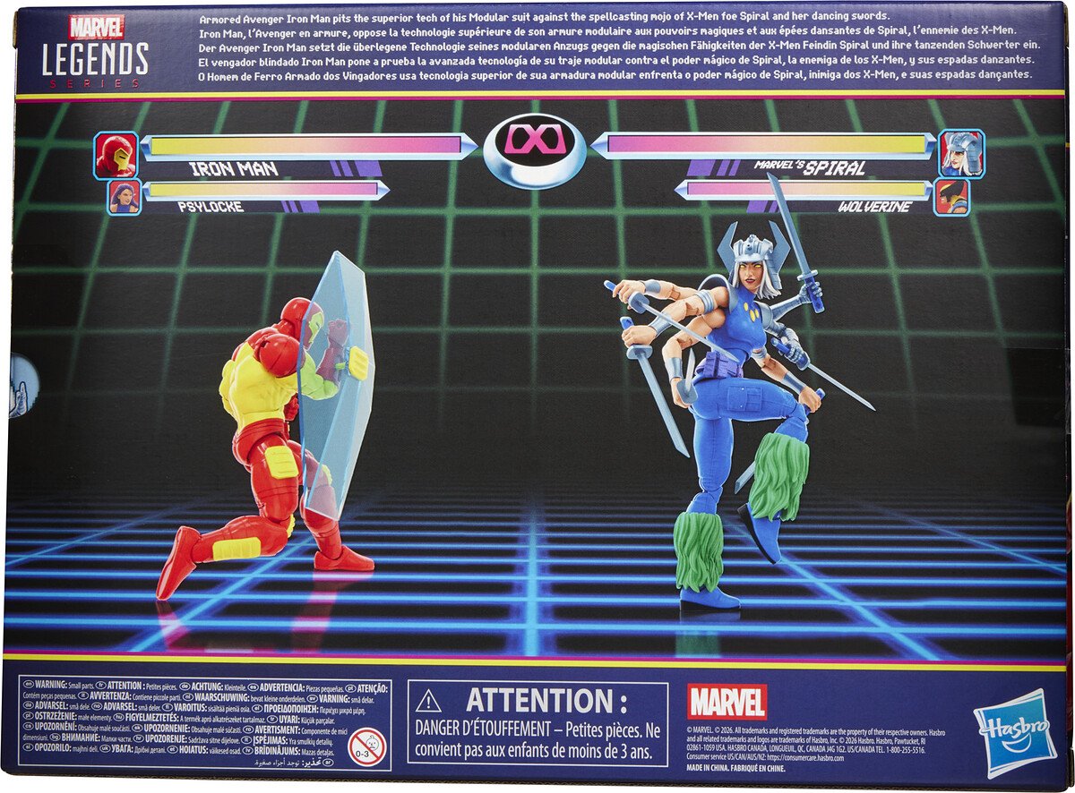 IRON MAN VS SPIRAL - MARVEL - MARVEL LEGENDS - FIGURA 15 CM - HASBRO - Imagen 15