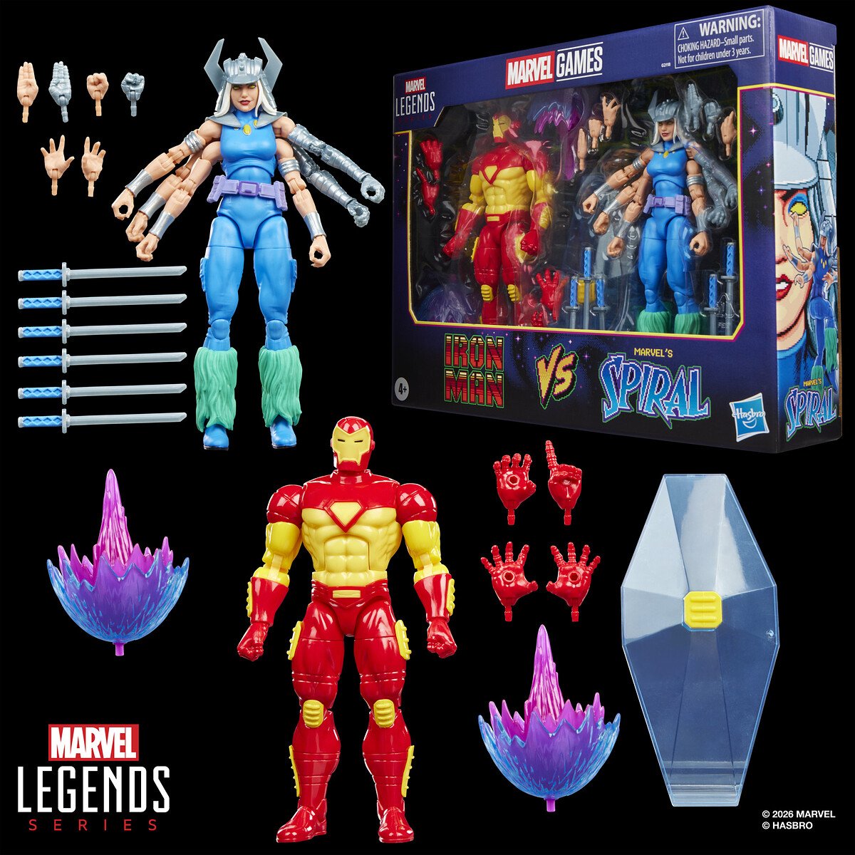 IRON MAN VS SPIRAL - MARVEL - MARVEL LEGENDS - FIGURA 15 CM - HASBRO - Imagen 16