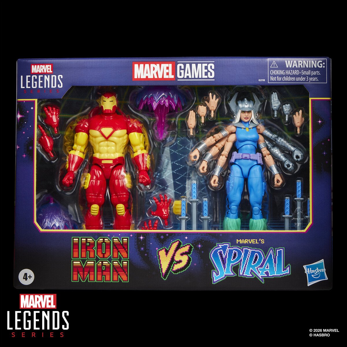IRON MAN VS SPIRAL - MARVEL - MARVEL LEGENDS - FIGURA 15 CM - HASBRO - Imagen 18