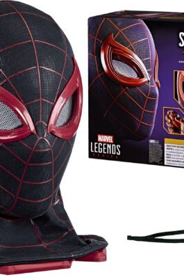 SPIDER-MAN MILES MORALES MASCARA ELECTRONICA REPLICA 1:1 SPIDER-MAN 2 – MARVEL – MARVEL LEGENDS – HASBRO