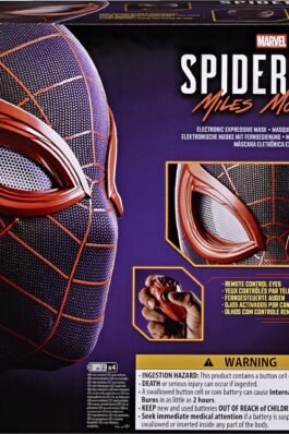 SPIDER-MAN MILES MORALES MASCARA ELECTRONICA REPLICA 1:1 SPIDER-MAN 2 – MARVEL – MARVEL LEGENDS – HASBRO