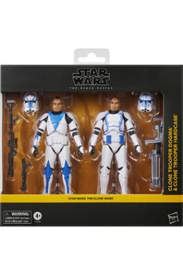 DOGMA & HARDCASE – STAR WARS: THE CLONE WARS – THE BLACK SERIES – FIGURAS 15 CM – HASBRO