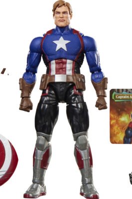 CAPTAIN AMERICA (AVENGERS TWILIGHT) – MARVEL – MARVEL LEGENDS – FIGURA 15 CM SERIES MAGIC THE GATHERING – HASBRO