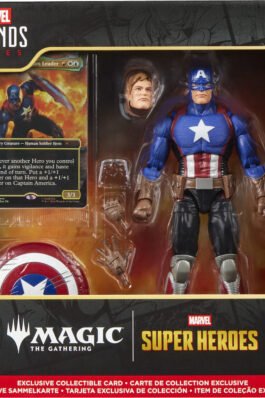 CAPTAIN AMERICA (AVENGERS TWILIGHT) – MARVEL – MARVEL LEGENDS – FIGURA 15 CM SERIES MAGIC THE GATHERING – HASBRO