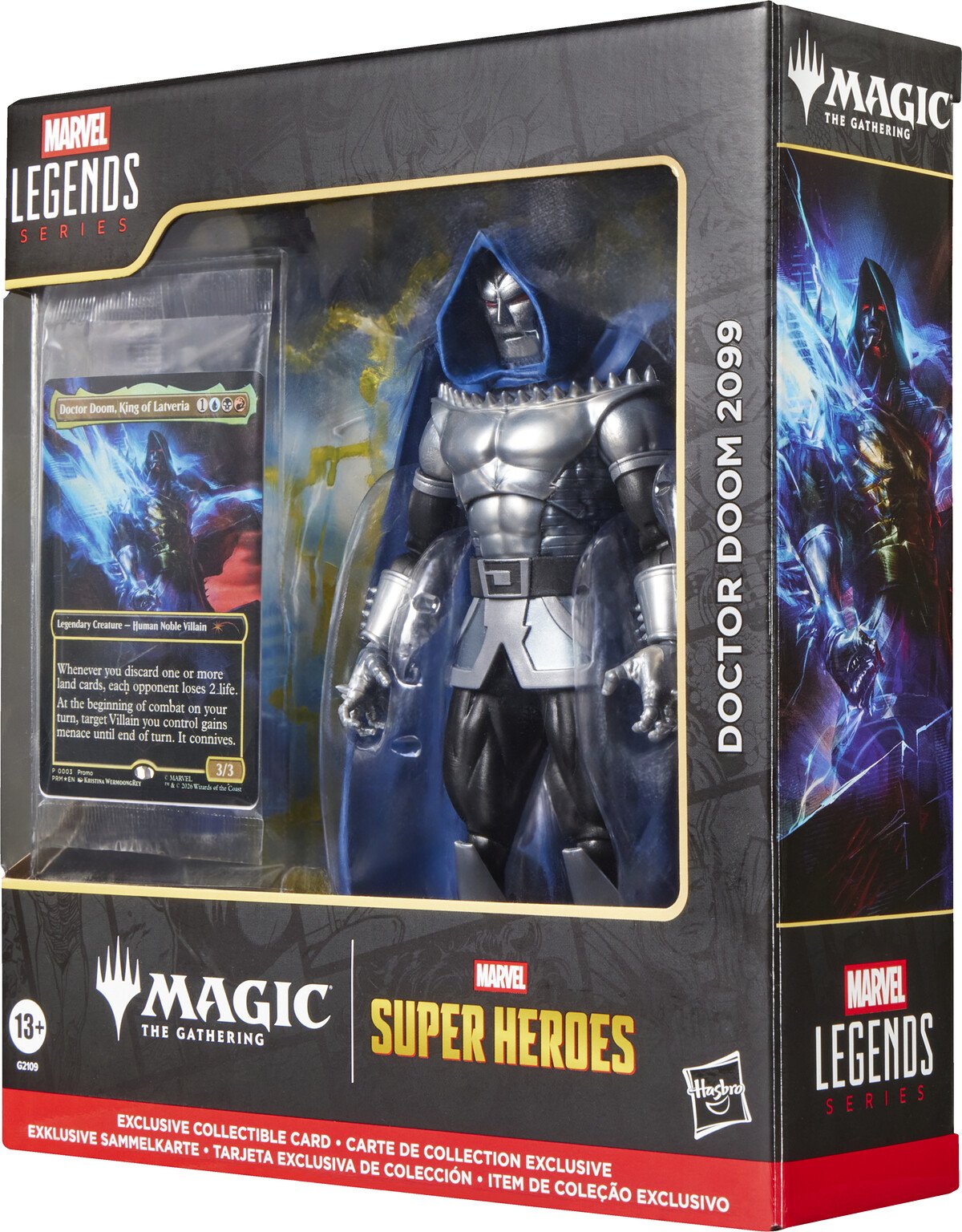 DOCTOR DOOM 2099 - MARVEL - MARVEL LEGENDS - FIGURA 15 CM SERIES MAGIC THE GATHERING - HASBRO - Imagen 5
