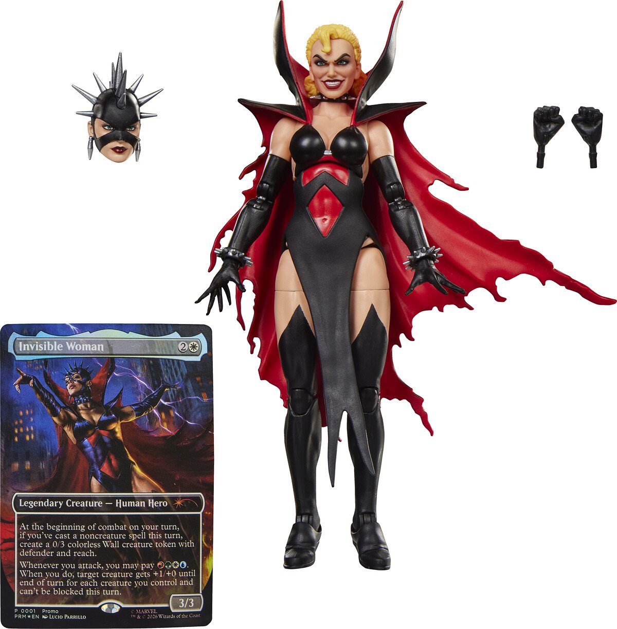 MALICE (SUE STORM) - MARVEL - MARVEL LEGENDS - FIGURA 15 CM SERIES MAGIC THE GATHERING - HASBRO - Imagen 2