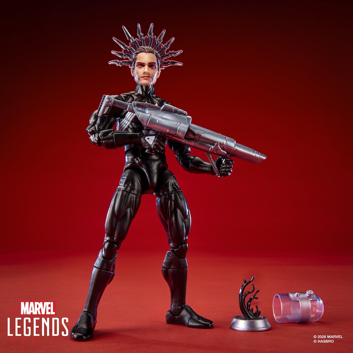 SPIDER-MAN SYMBIOTE FIGURA 15 CM SECRET WARS MAXIMUM SERIES - MARVEL - MARVEL LEGENDS - HASBRO - Imagen 3