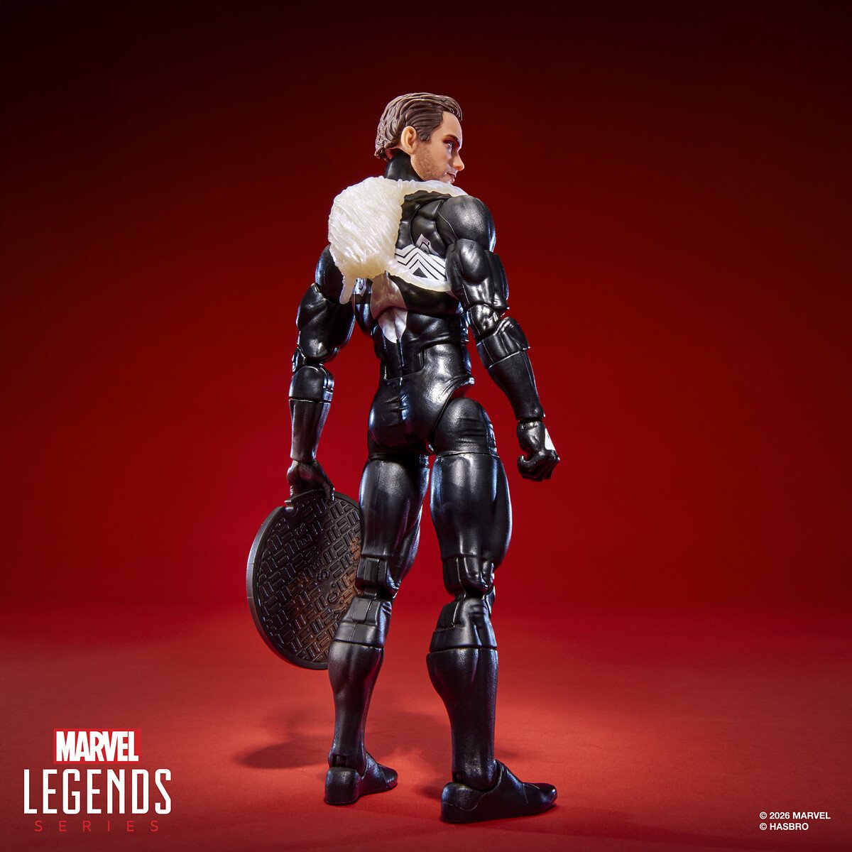 SPIDER-MAN SYMBIOTE FIGURA 15 CM SECRET WARS MAXIMUM SERIES - MARVEL - MARVEL LEGENDS - HASBRO - Imagen 4