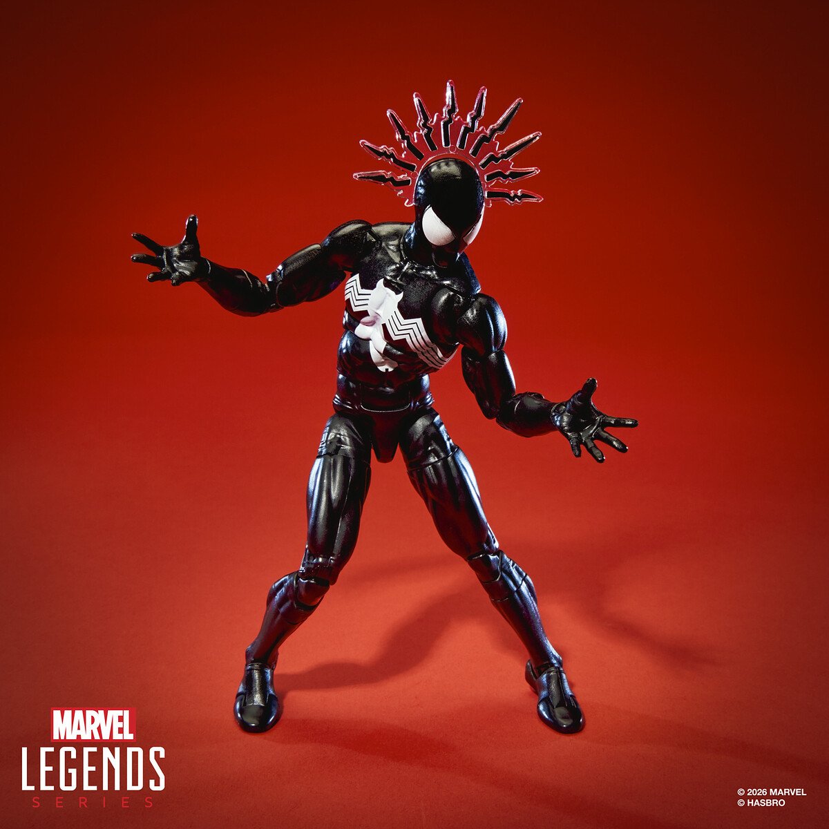 SPIDER-MAN SYMBIOTE FIGURA 15 CM SECRET WARS MAXIMUM SERIES - MARVEL - MARVEL LEGENDS - HASBRO - Imagen 8