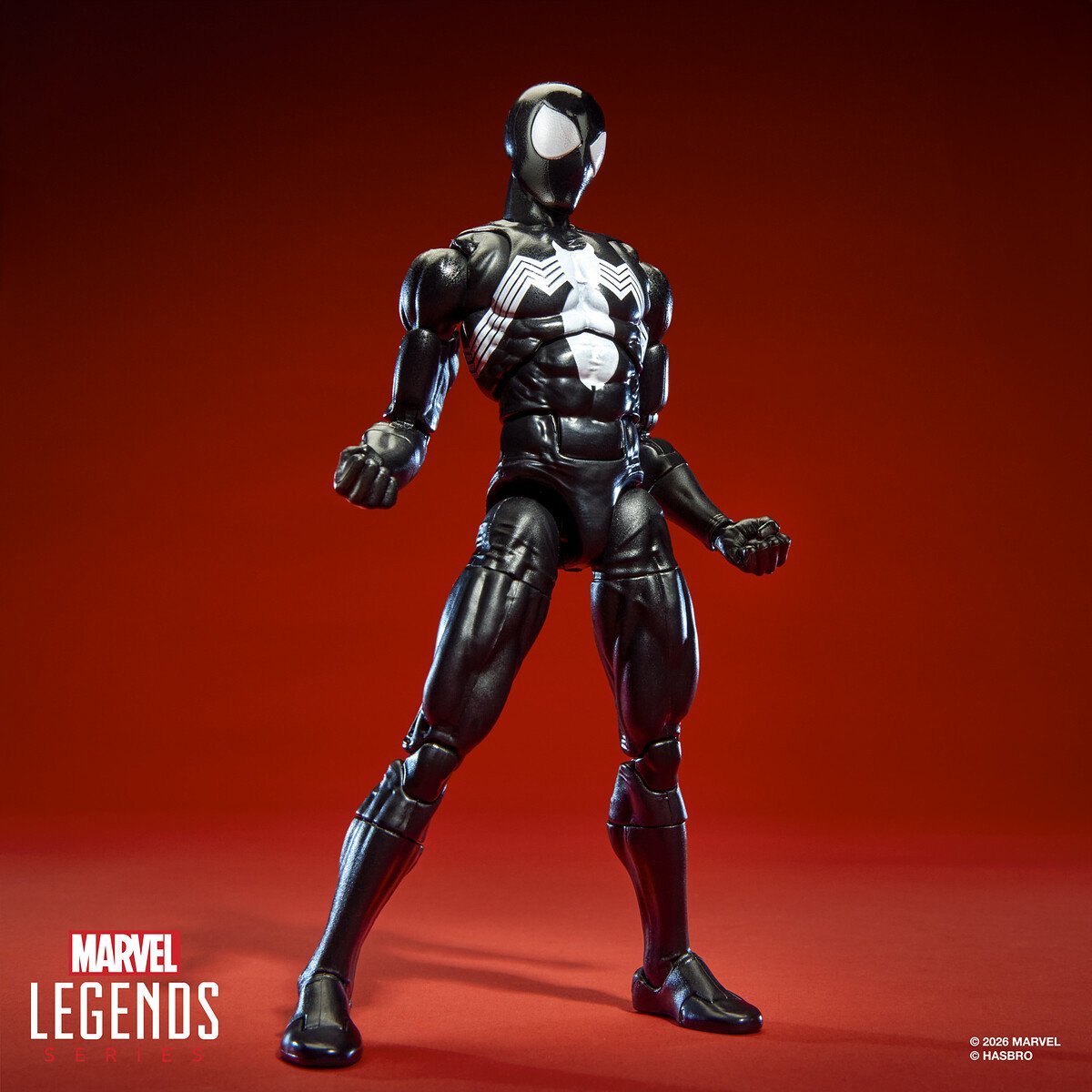 SPIDER-MAN SYMBIOTE FIGURA 15 CM SECRET WARS MAXIMUM SERIES - MARVEL - MARVEL LEGENDS - HASBRO - Imagen 9